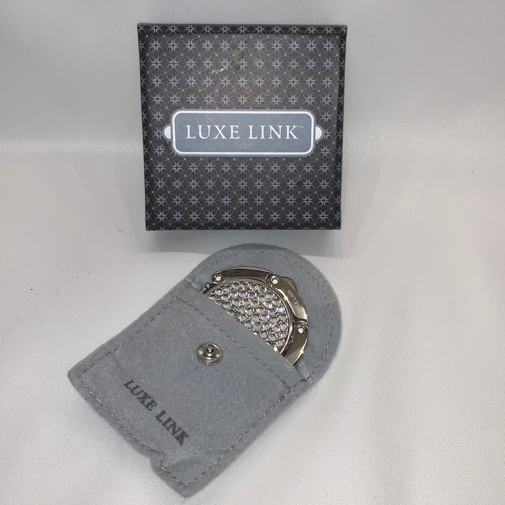 Luxe Link Swarovski crystal purse hanger